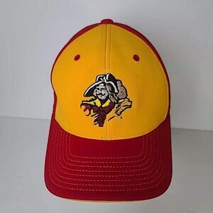 Pacific Albuquerque Dukes S/M Mens Red Yellow Adjustable Flexfit Hat